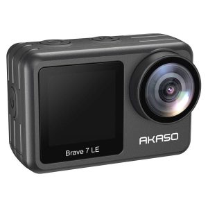 AKASO Brave 7 LE Dobbeltskærm 4K/30fps Action Kamera, IPX7 Vandtæt