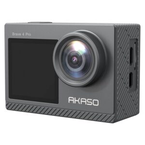 AKASO Brave 4 Pro - Dobbelt skærm, 4K/30fps, 20MP Actionkamera