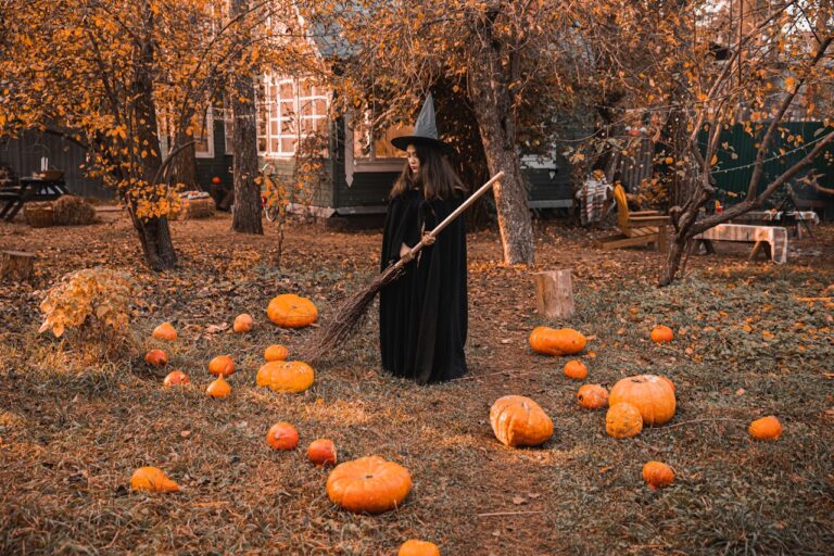 Sådan tager du sjove billeder af børn i halloweenkostumer